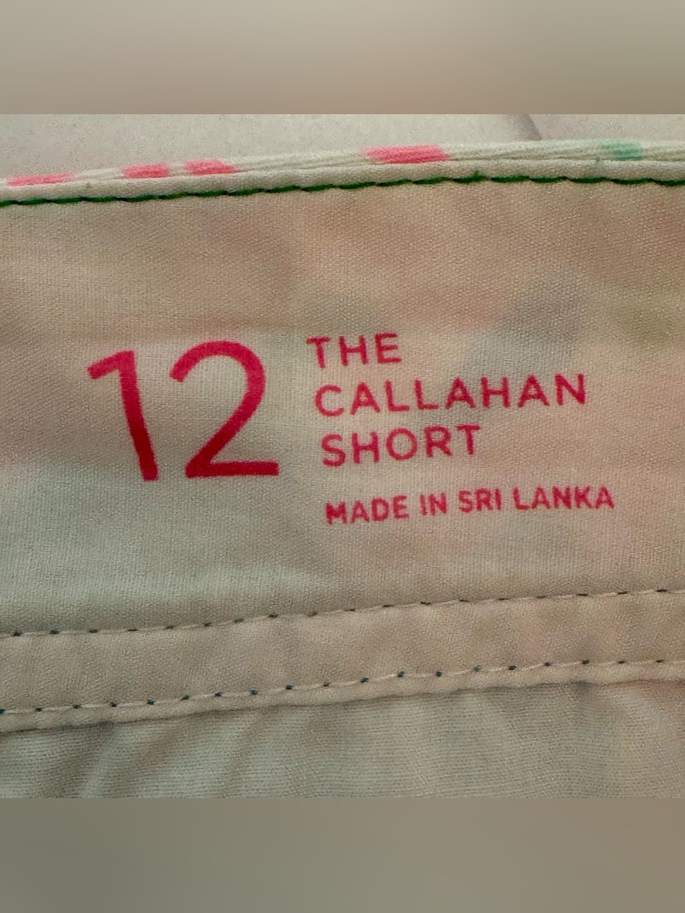Lilly Pulitzer Let’s Cha Cha Callahan Cotton Shorts Sz 12 Colorful Summer Preppy - Picture 3 of 5
